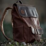 Lederrucksack Vintage Braun