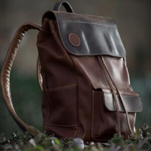 Lederrucksack Vintage Braun